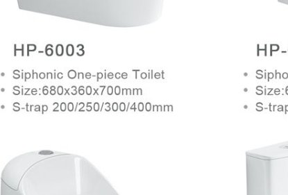 2235BB Smart toilet black edge product photo