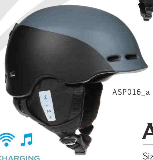 ASP018 Smart ski BT + removable visor 360g product photo