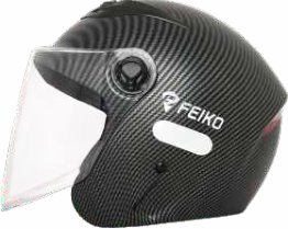 BH02 Open-face 3/4, scarf+taillight option catalogue view 3