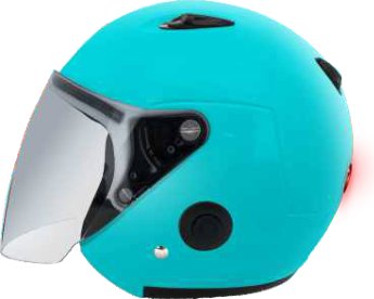 FK07 Smart Bluetooth open-face, LED taillight catalogue view 3