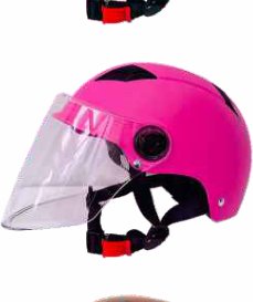 FK107 Half-face commuter, scarf+taillight catalogue view 2