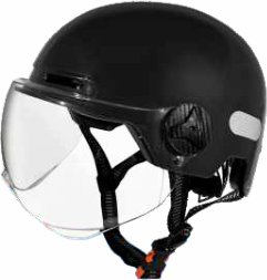 FK113 Half-face with lights catalogue view 3