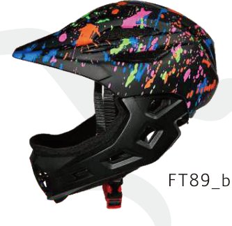 FT89 Full-face kids 3-10y, removable + tail light 350g catalogue view 2