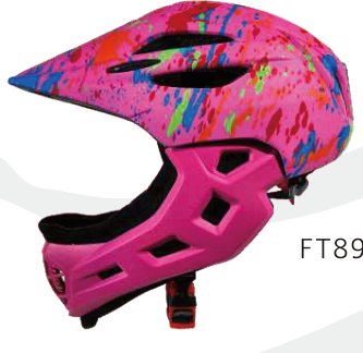 FT89 Full-face kids 3-10y, removable + tail light 350g catalogue view 3
