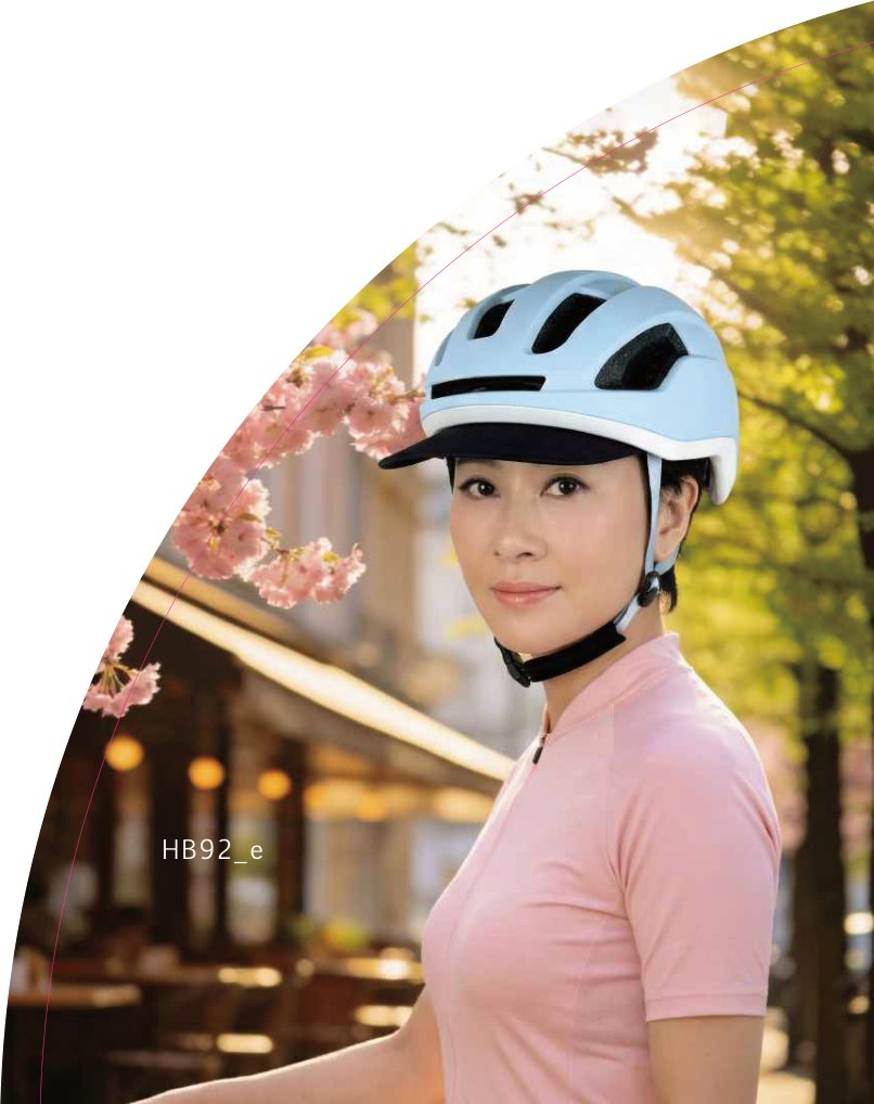 HB92 Road cycling with visor 250g product photo