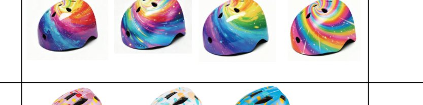 HO-11PC Kids PC helmet, luminous paint product photo
