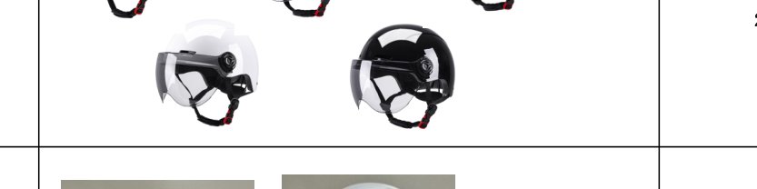 HO-209 E-bike retro half helmet ABS+EPS 350g product photo
