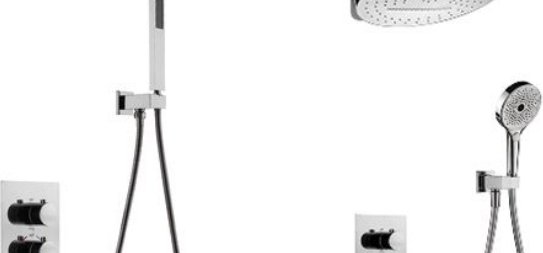 HP-10019 Shower column 3-function digital lamp gun grey product photo