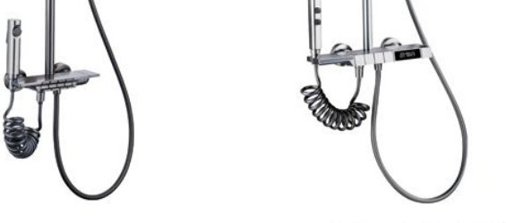 HP-11005 Thermostatic shower column 4-function digital lamp product photo