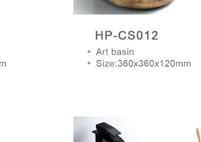 HP-XS040 Art basin product photo