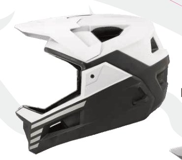 KS03B Downhill full-face, disassemble chin 450g catalogue view 2