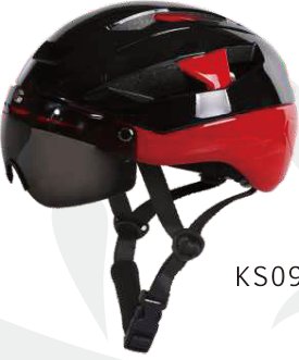 KS09 Helmet with lenses 240g catalogue view 2