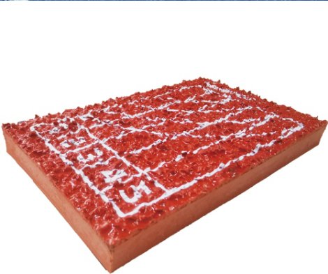 LP-FULLPU Full PU type: pure PU self-knot texture; professional compet catalogue view 3