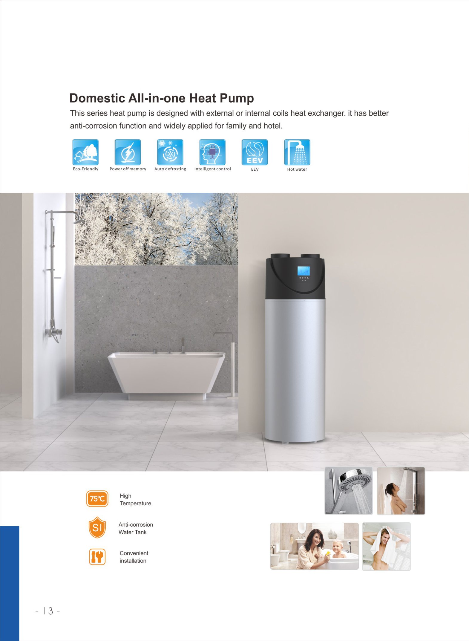 LWH20-250L All-in-one domestic hot water product photo