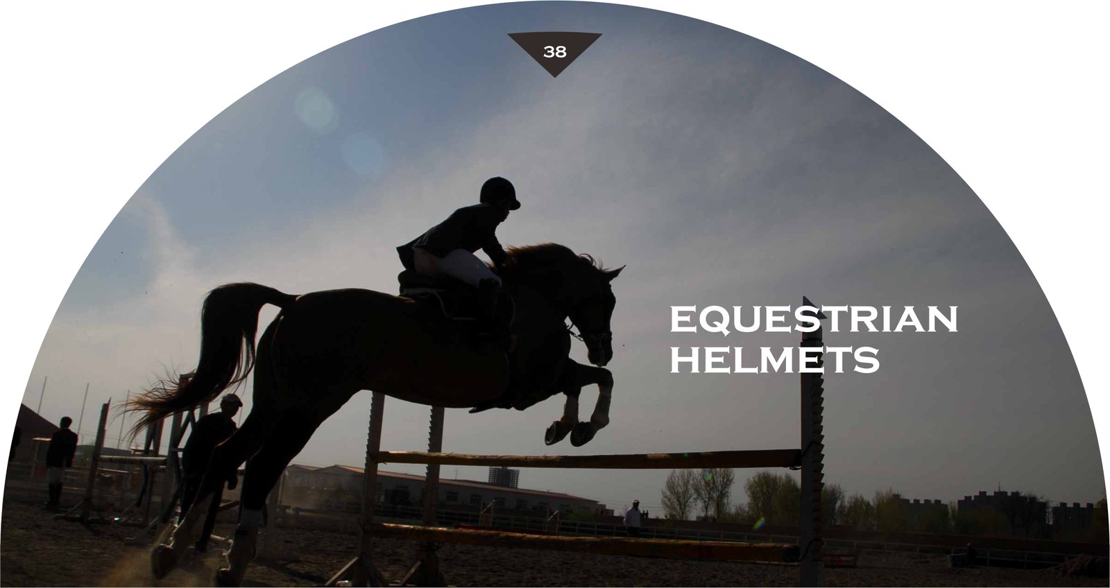 MK01 Equestrian removable visor, out-mould 300g product photo