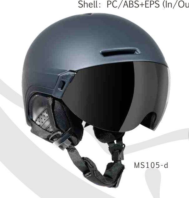 MS106 Ski, removable visor, XL fit 544g product photo
