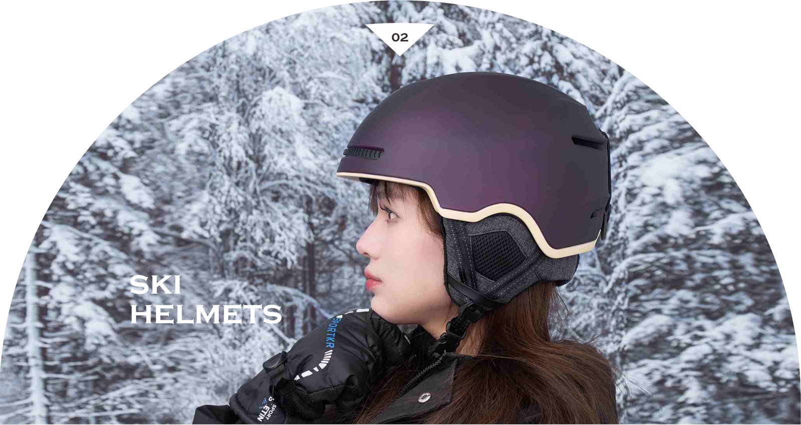 MS108 Ski, removable visor + vent switch, in-mould 550g product photo