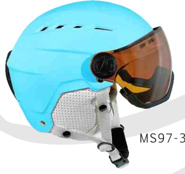 MS97 Ski, removable visor XL, ABS out-mould 500g catalogue view 3