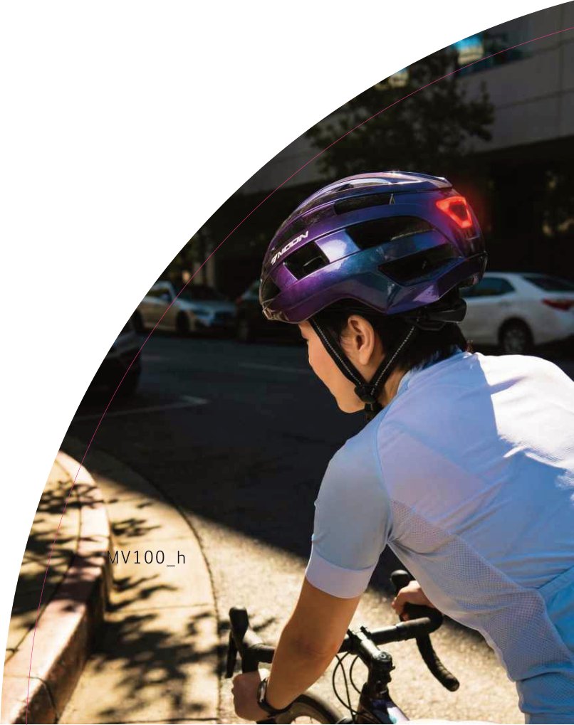 MV100 Road cycling tail light 260g product photo