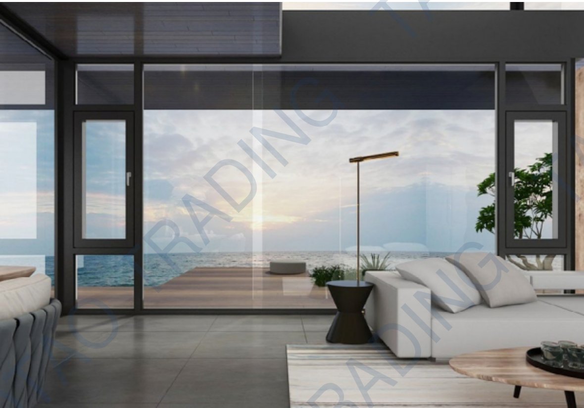 PC110 Thermal-break casement system window with sub-frame; 5+20A+5; 2. product photo