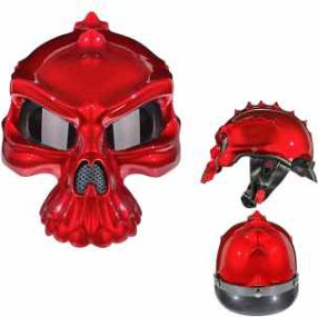 Novelty skull open-face, flip mask catalogue view 2