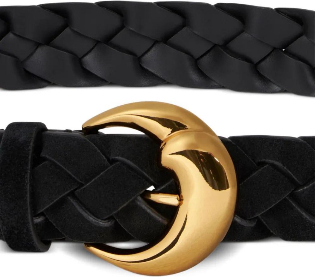 WB-20 Women's Braided Crescent Belt product photo