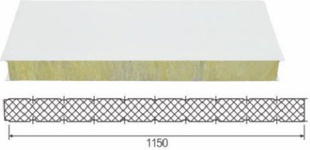 YX-LH-38-333-999 Wall/roof panel 999; feed 1200; t0.5/0.6/0.8 catalogue view 2