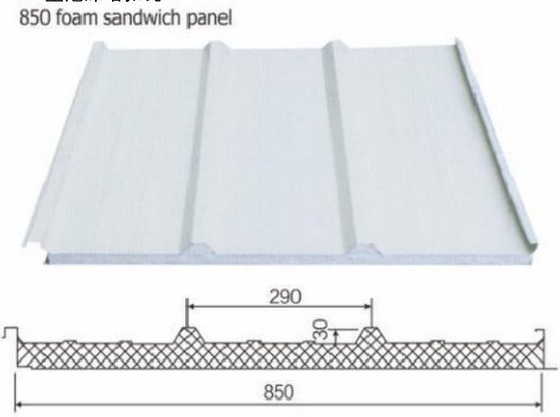 YX-ZH-35-270-810 Wall panel 810(980); feed 1080/980; t0.5/0.6/0.8 product photo