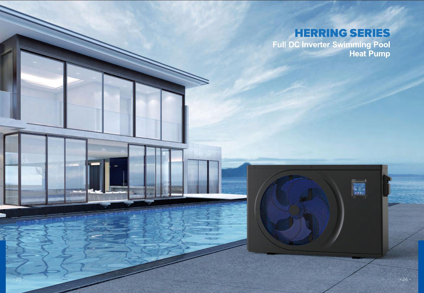 Herring full-DC-inverter swimming-pool heat pump