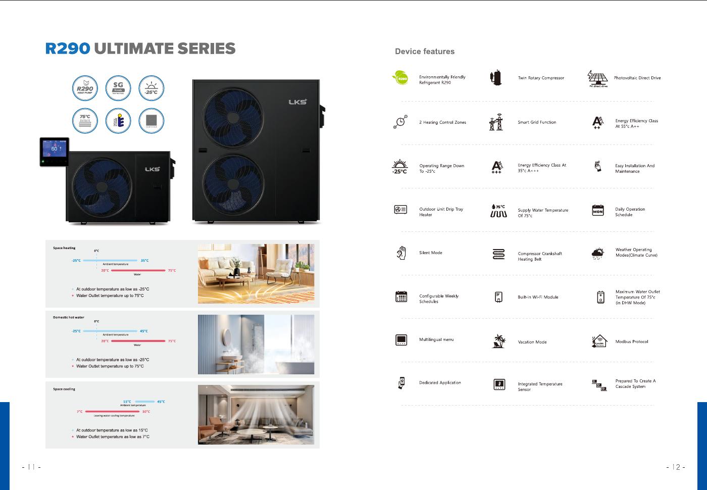 R290 Ultimate air-to-water monobloc heat pump