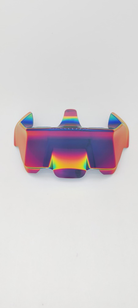 Model-compatible motorcycle helmet rear spoilers — supplier catalogue photos