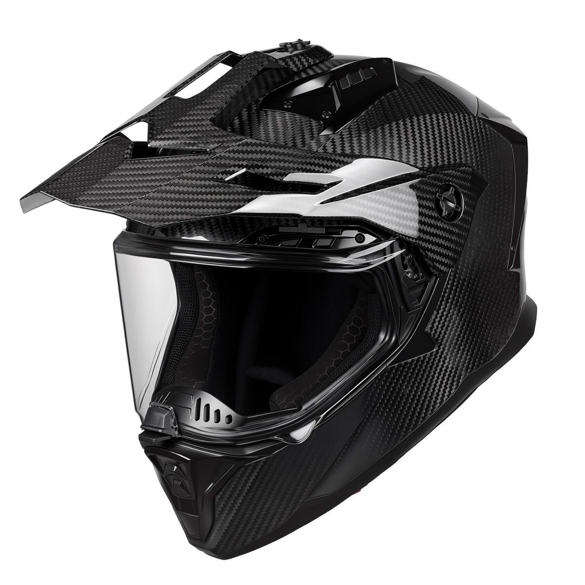 MX802 Carbon 3K adventure motorcycle helmet
