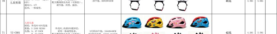 YZ-C001 catalog reference